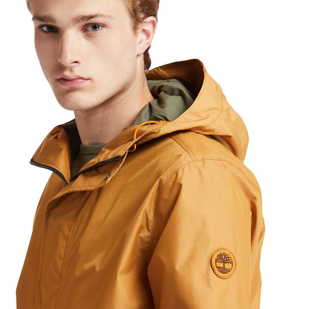 Timberland Μπουφαν Ανδρικα Καφε - Outdoor Heritage Waterproof Windbreaker - Greece 7231864-KJ